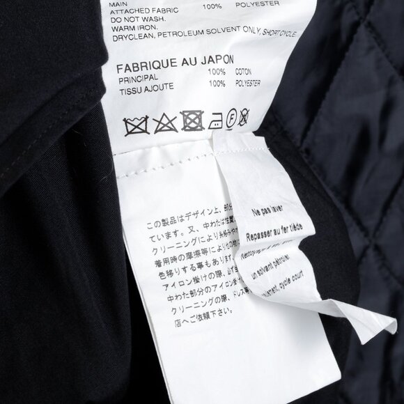 Comme Des Garçons Homme Plus 2017 Black Quilting Button Up Shirt - Picture 11 of 12